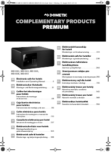 Manual de uso Dometic MD 363 Caja fuerte