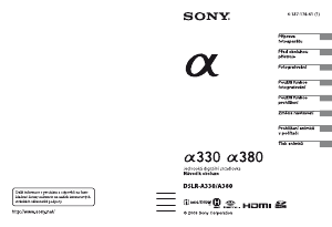 Manuál Sony Alpha DSLR-A330H Digitální fotoaparát