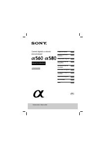 Manual Sony Alpha DSLR-A560Y Cameră digitală