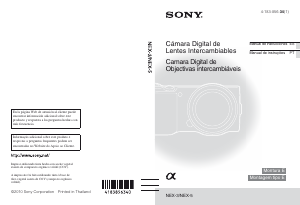 Manual Sony Alpha NEX-5A Câmara digital