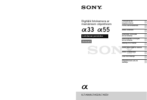 Rokasgrāmata Sony Alpha SLT-A33L Digitālā kamera