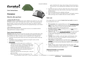 Manual Eureka Wabakimi 3 Tent