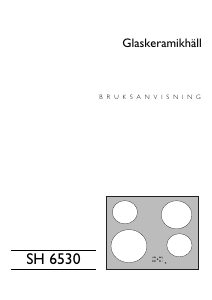 Bruksanvisning ElektroHelios SH6530 Häll