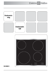 Bruksanvisning ElektroHelios SH6540X Häll