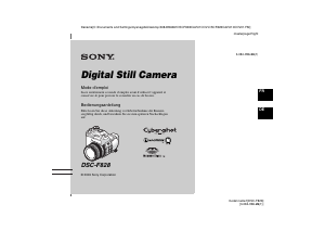 Mode d’emploi Sony Cyber-shot DSC-F828 Appareil photo numérique