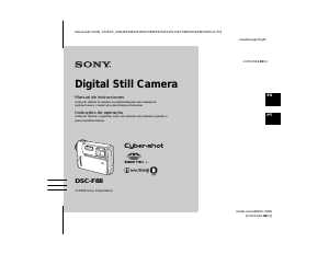 Manual Sony Cyber-shot DSC-F88 Câmara digital
