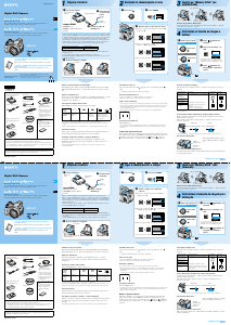 Manual Sony Cyber-shot DSC-H1 Câmara digital