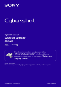 Priručnik Sony Cyber-shot DSC-H10 Digitalni fotoaparat