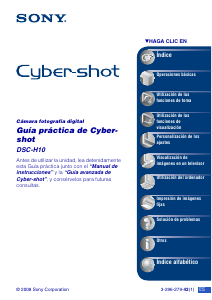 Manual de uso Sony Cyber-shot DSC-H10 Cámara digital