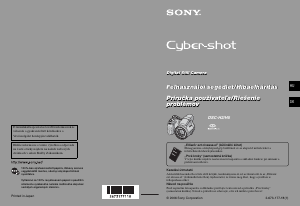 Návod Sony Cyber-shot DSC-H2 Digitálna kamera