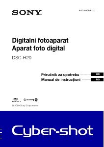 Manual Sony Cyber-shot DSC-H20 Cameră digitală