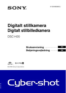Bruksanvisning Sony Cyber-shot DSC-H20 Digitalkamera