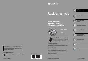 Manual Sony Cyber-shot DSC-H5 Digital Camera