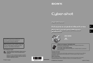Návod Sony Cyber-shot DSC-H5 Digitálna kamera
