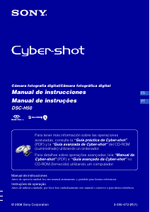 Manual Sony Cyber-shot DSC-H50 Câmara digital