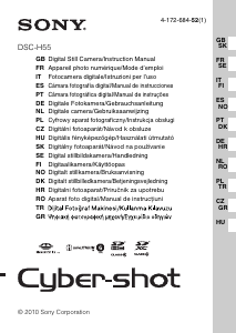 Manual Sony Cyber-shot DSC-H55 Digital Camera