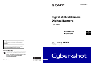 Bruksanvisning Sony Cyber-shot DSC-HX1 Digitalkamera