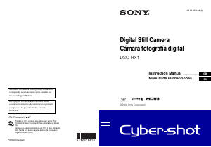 Manual de uso Sony Cyber-shot DSC-HX1 Cámara digital