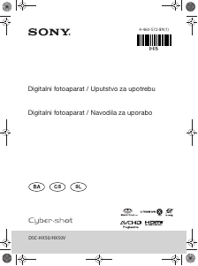 Priročnik Sony Cyber-shot DSC-HX50 Digitalni fotoaparat