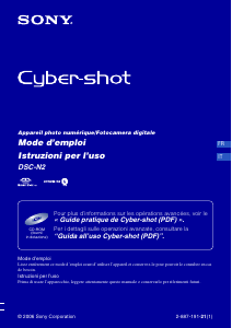 Mode d’emploi Sony Cyber-shot DSC-N2 Appareil photo numérique