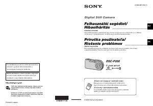 Návod Sony Cyber-shot DSC-P200 Digitálna kamera