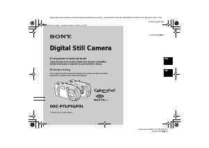 Руководство Sony Cyber-shot DSC-P31 Цифровая камера