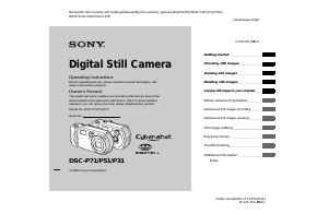 Manual Sony Cyber-shot DSC-P31 Digital Camera