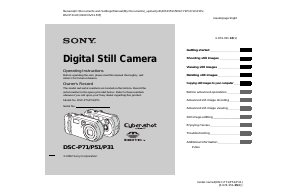 Manual Sony Cyber-shot DSC-P51 Digital Camera