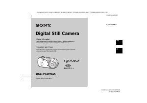 Mode d’emploi Sony Cyber-shot DSC-P73 Appareil photo numérique