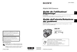 Manuale Sony Cyber-shot DSC-R1 Fotocamera digitale