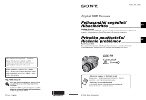 Návod Sony Cyber-shot DSC-R1 Digitálna kamera