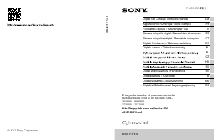 Návod Sony Cyber-shot DSC-RX100 Digitálna kamera