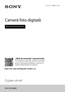 Manual Sony Cyber-shot DSC-RX100M5 Cameră digitală