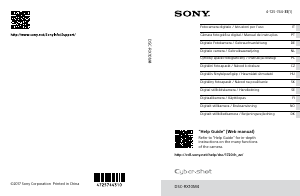 Manuale Sony Cyber-shot DSC-RX10M4 Fotocamera digitale