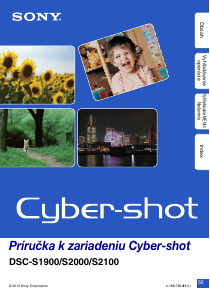 Návod Sony Cyber-shot DSC-S1900 Digitálna kamera