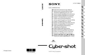 Manual Sony Cyber-shot DSC-S2100 Câmara digital