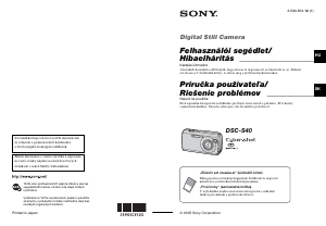 Návod Sony Cyber-shot DSC-S40 Digitálna kamera