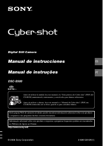 Manual Sony Cyber-shot DSC-S500 Câmara digital