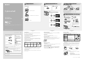 Brugsanvisning Sony Cyber-shot DSC-S600 Digitalkamera