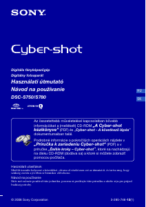 Návod Sony Cyber-shot DSC-S780 Digitálna kamera