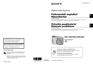 Návod Sony Cyber-shot DSC-S80 Digitálna kamera