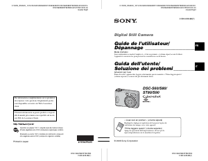 Mode d’emploi Sony Cyber-shot DSC-S80 Appareil photo numérique