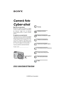 Manual Sony Cyber-shot DSC-S80 Cameră digitală