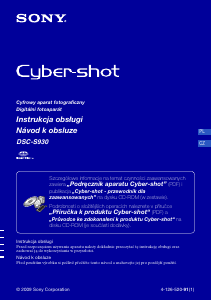 Instrukcja Sony Cyber-shot DSC-S930 Aparat cyfrowy