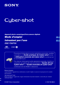Manuale Sony Cyber-shot DSC-T20HDPR Fotocamera digitale