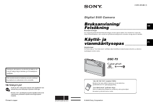 Käyttöohje Sony Cyber-shot DSC-T5 Digitaalikamera