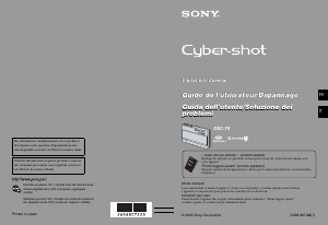 Mode d’emploi Sony Cyber-shot DSC-T9 Appareil photo numérique