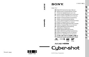 Manuale Sony Cyber-shot DSC-TX7 Fotocamera digitale