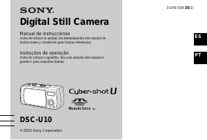 Manual Sony Cyber-shot DSC-U10 Câmara digital