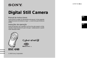 Manual Sony Cyber-shot DSC-U60 Câmara digital